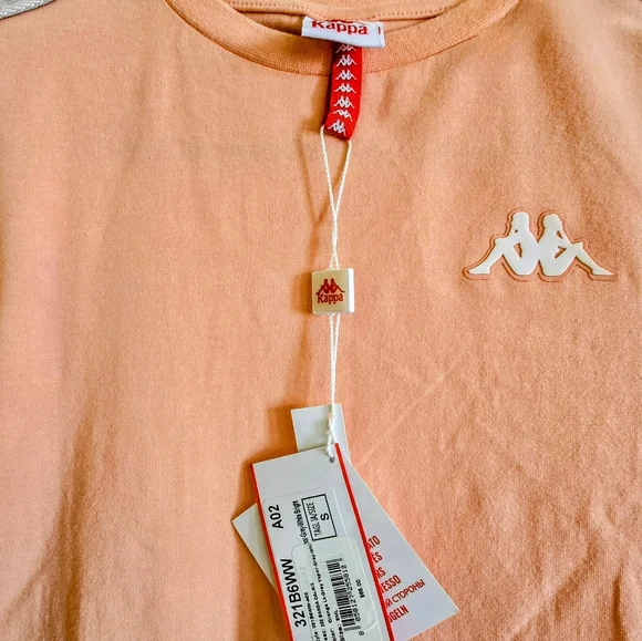 KAPPA Size S Shirt Dress Peach - Picture 5 of 5